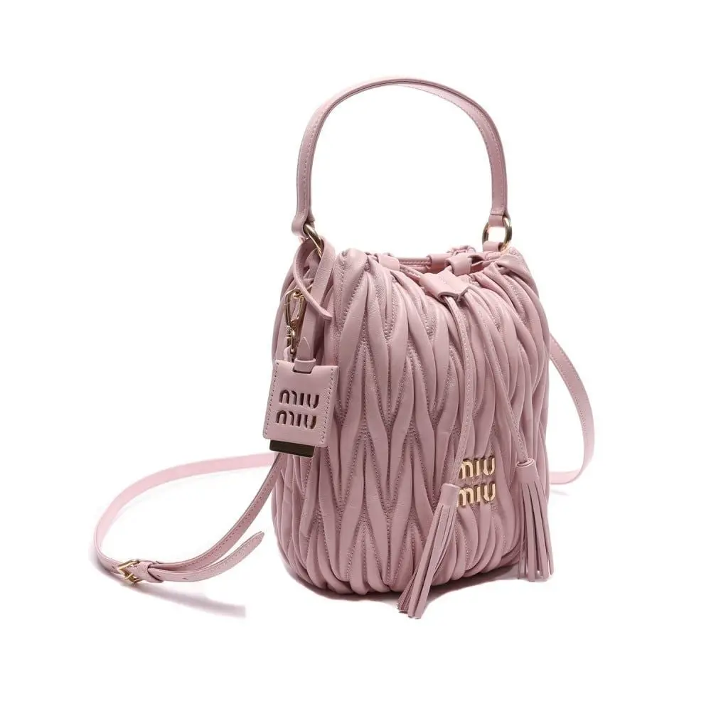 Túi Miu Miu Materasse Goffre ‘Pink’ 5BE084-N88-F0E18-V-OOO - Ảnh 3
