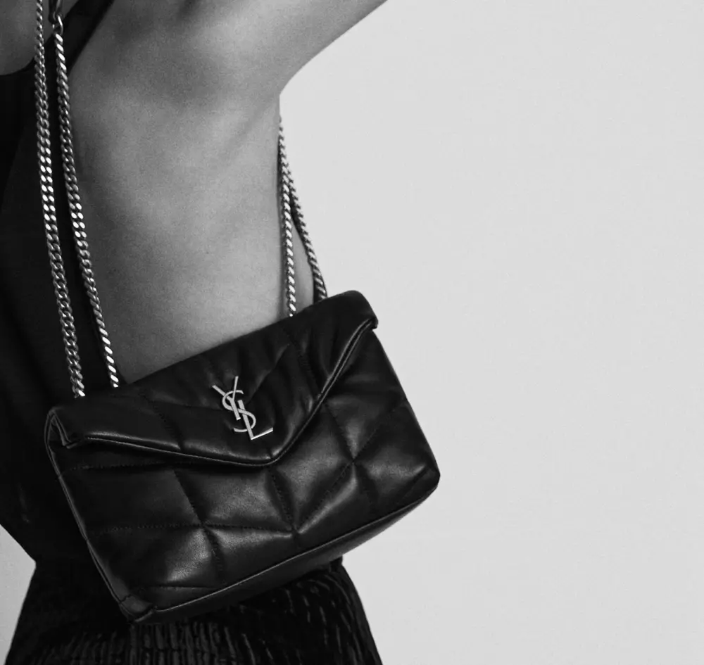 Alternative view of Túi Saint Laurent Toy Puffer ‘Golden Leaf’ 7593371U8073194