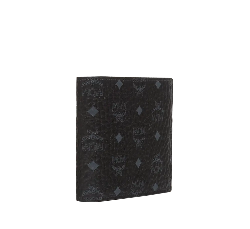 Ví MCM Bifold Wallet Coin Pocket ‘Black’ MXSAAVI01BK001 - Ảnh 4