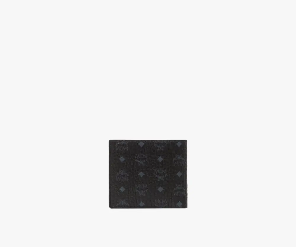 Ví MCM Bifold Wallet Coin Pocket ‘Black’ MXSAAVI01BK001 - Ảnh 3