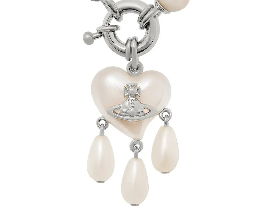 Alternative view of Vòng Cổ Vivienne Westwood Sheryl Pearl ‘Silver’ 6301012B-02P103