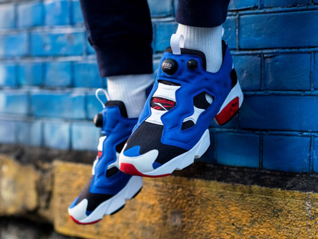Giày InstaPump Fury Boost Blue Black Red FY8776 - Ảnh 4