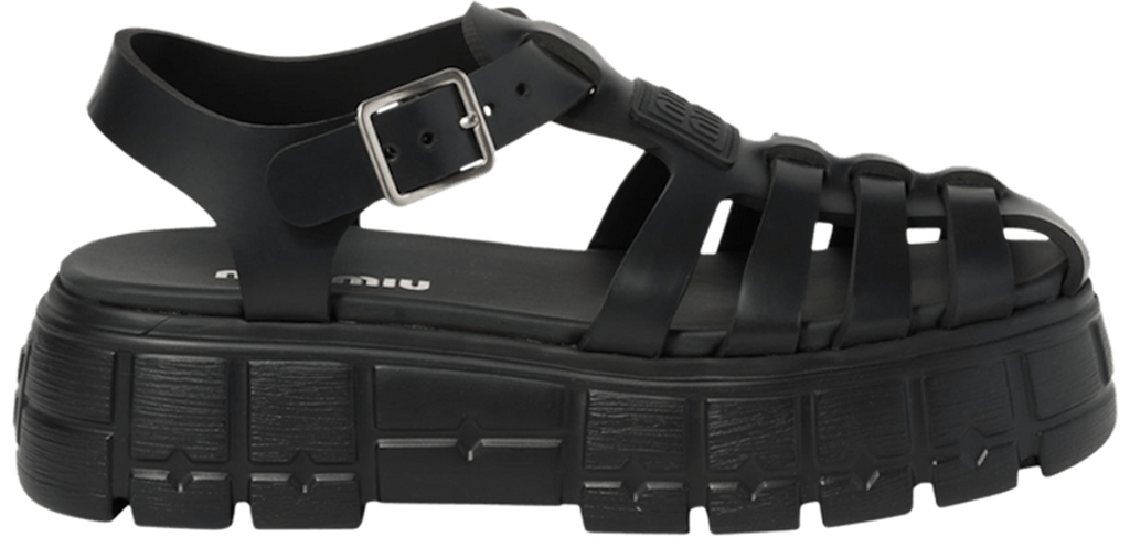 Dép Miu Miu Soft Cage Flatform Sandal ‘Black’ 5X140E-3LKK-F0002-F-050
