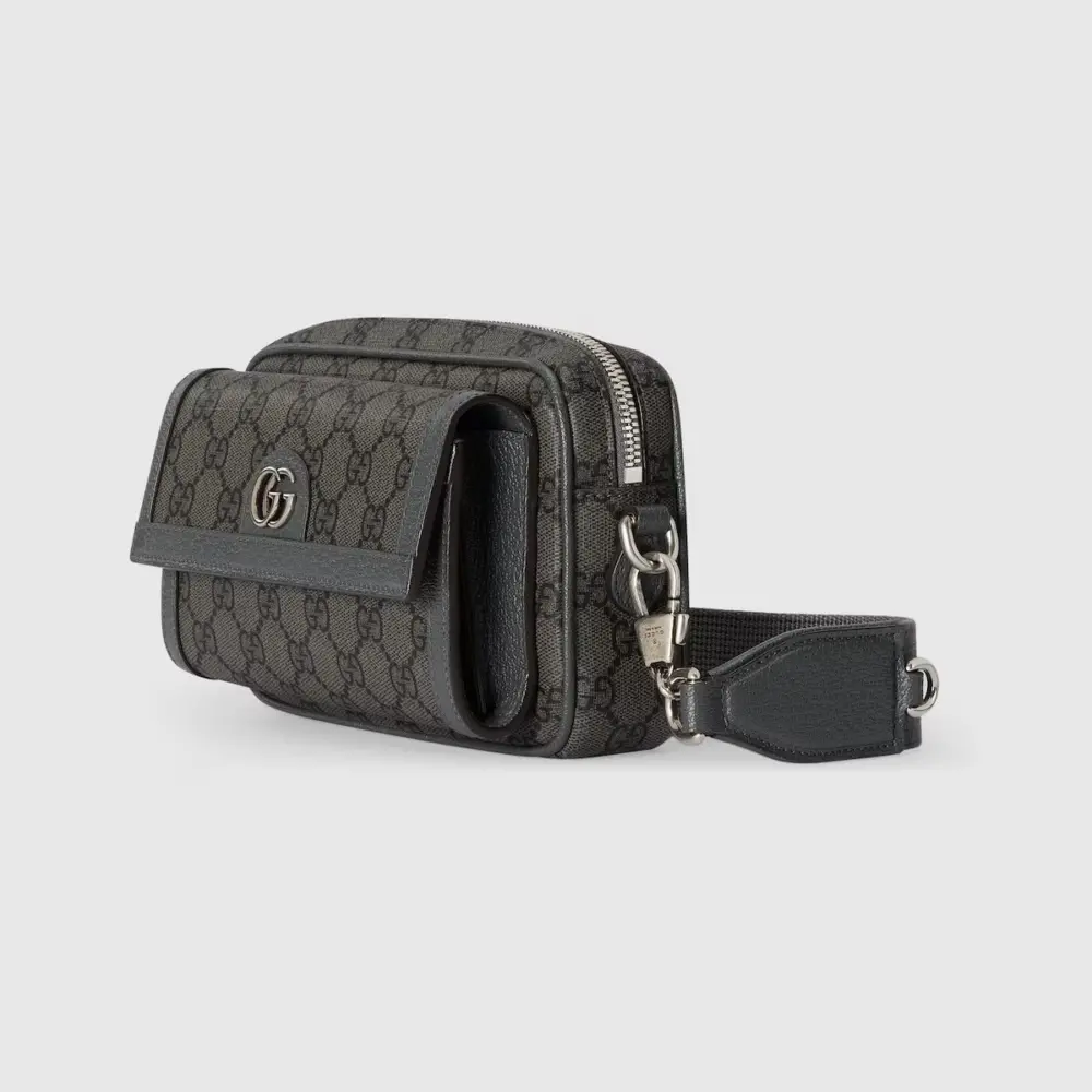 Túi Gucci Crossbody Bag Monogram Logo ‘Grey’ 746308-2ZGMN-1244 - Ảnh 4