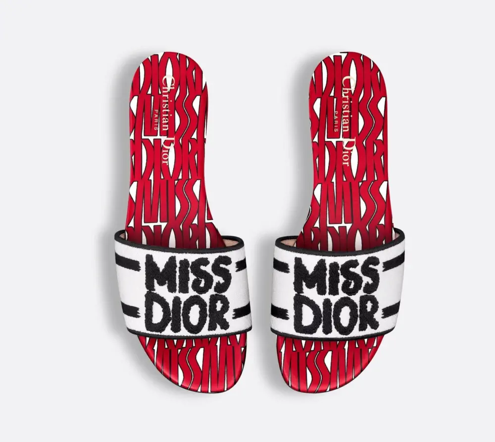Alternative view of Dép Dior Dway Slide ‘Red’ KCO109EZO-S22R