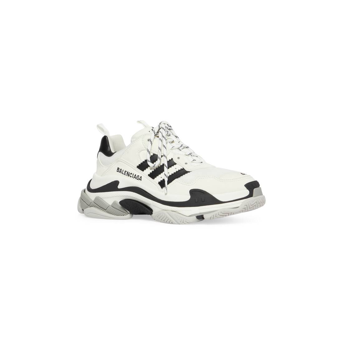 Giày Balenciaga x Adidas Triple S ‘White’ 710020-W2ZB1-9112 - Ảnh 6