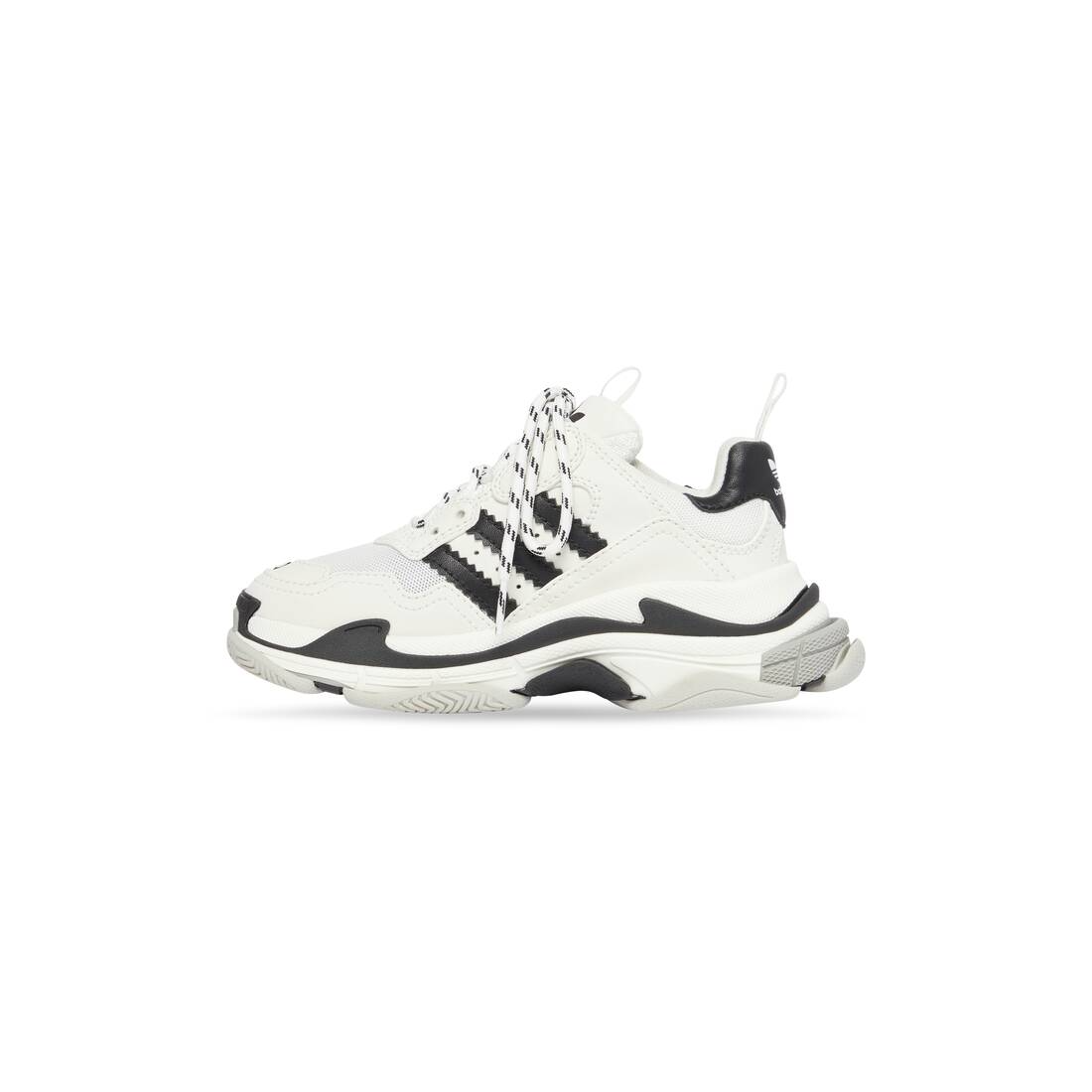 Giày Balenciaga x Adidas Triple S ‘White’ 710020-W2ZB1-9112 - Ảnh 5