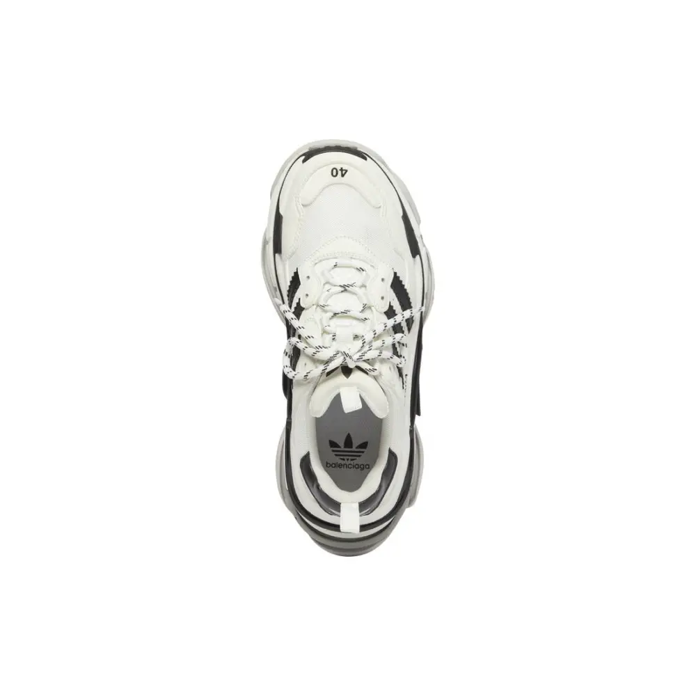 Alternative view of Giày Balenciaga x Adidas Triple S ‘White’ 710020-W2ZB1-9112