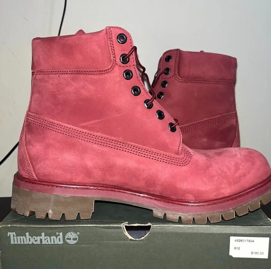 Giày Timberland 6 ‘Boot Pomegranate Burgundy’ TB0A1QYGM49 - Ảnh 3