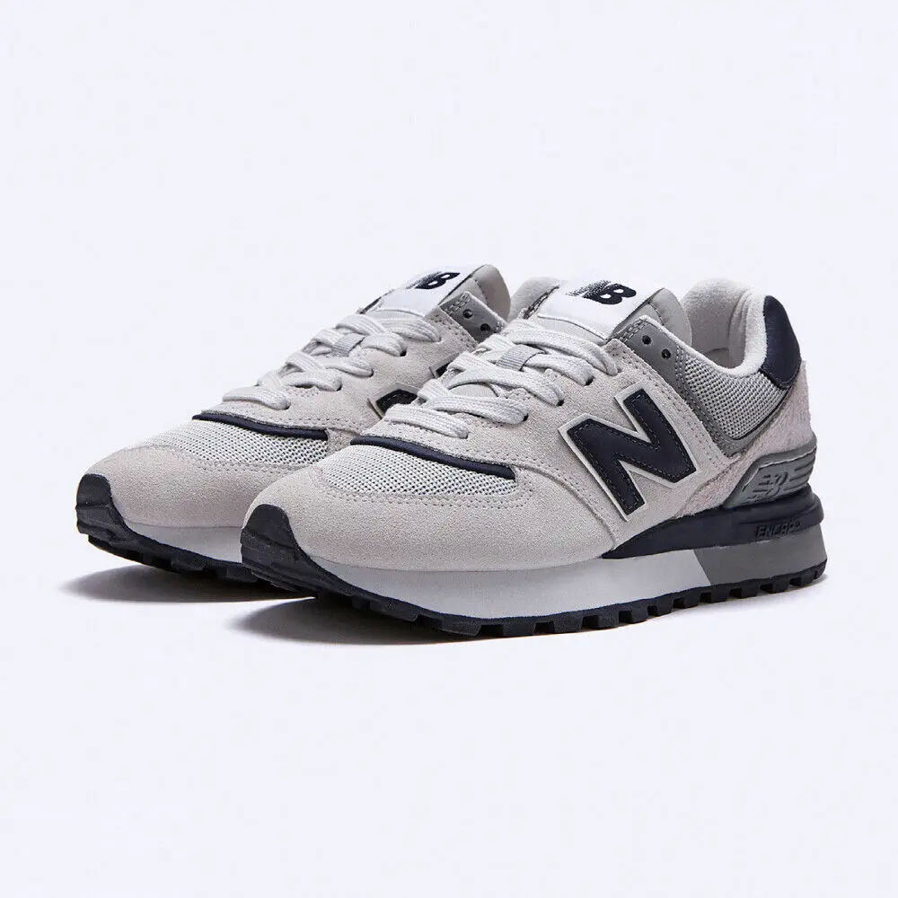 Giày New Balance 574 ‘White Navy’ U574LGHY - Ảnh 3