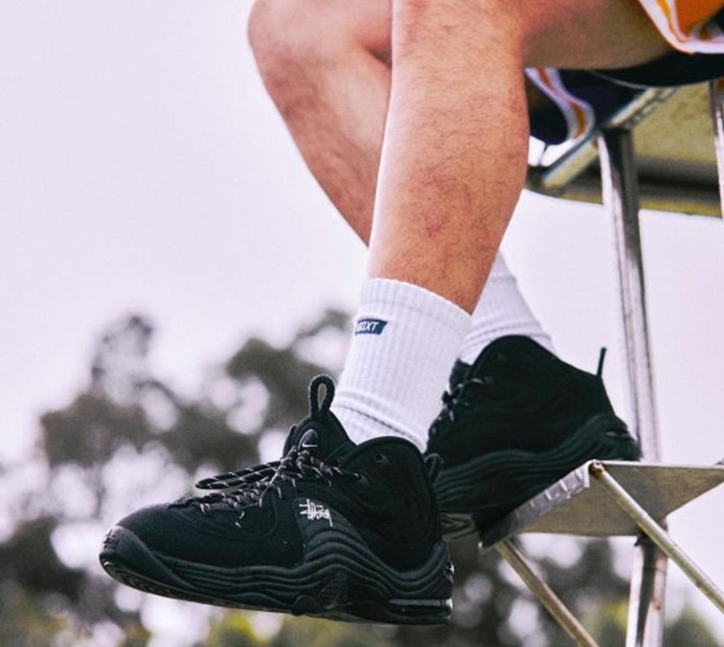 Giày Nike Air Penny 2 Stussy ‘Black’ DQ5674-001 - Ảnh 4