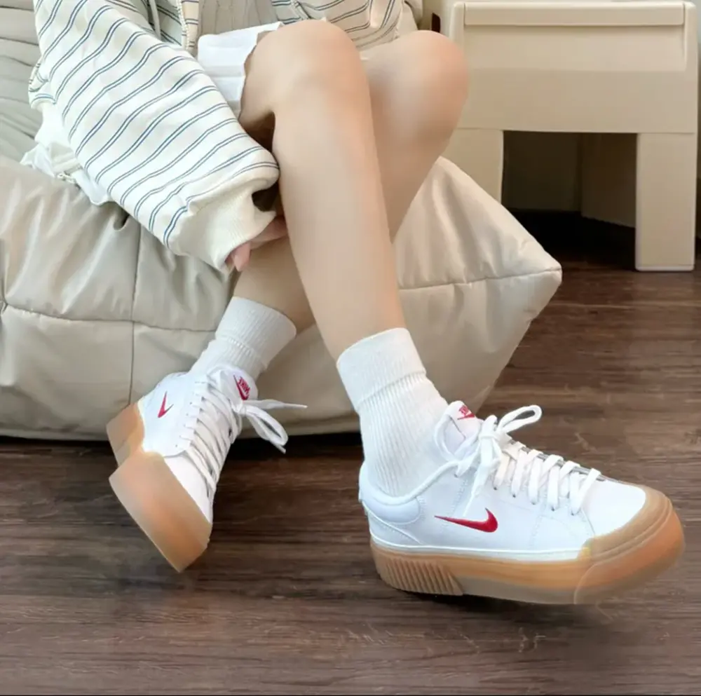 Giày Nike Court Legacy Lift ‘White Gum’ FV5526-103 - Ảnh 2
