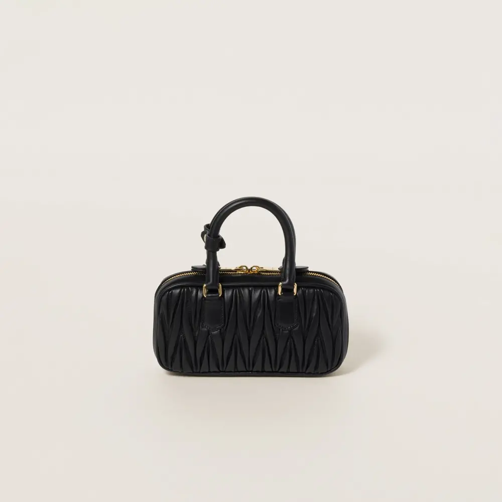Alternative view of Túi Miu Miu Arcadie Matelassé Mini ‘Black’ 5BP088-N88-F0002-V-OOO