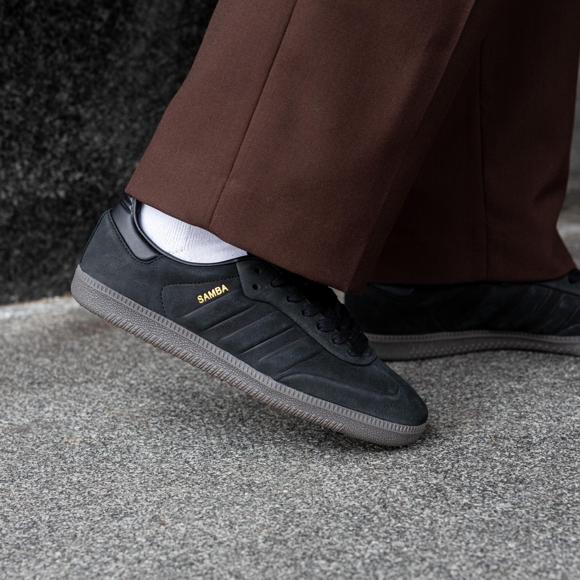 Giày Adidas Samba OG ‘Core Black Gum’ IG1237 - Ảnh 3