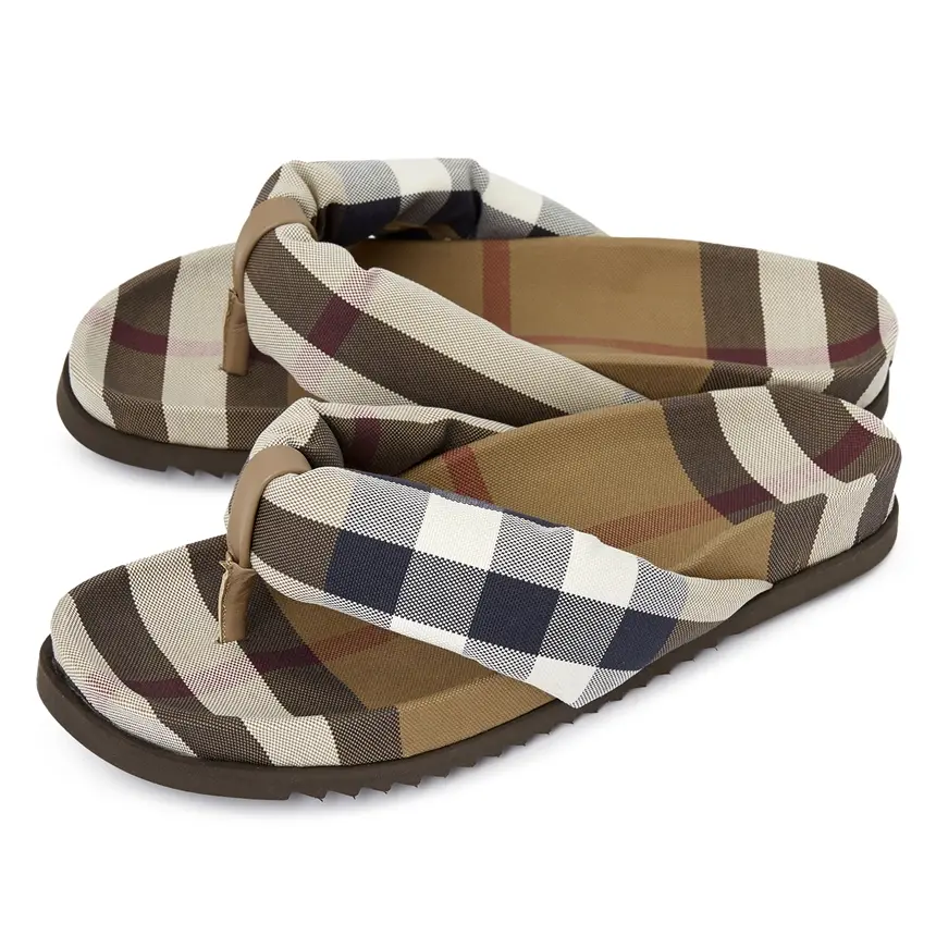 Alternative view of Dép Burberry Check Duncannon ‘Brown’ 8051880