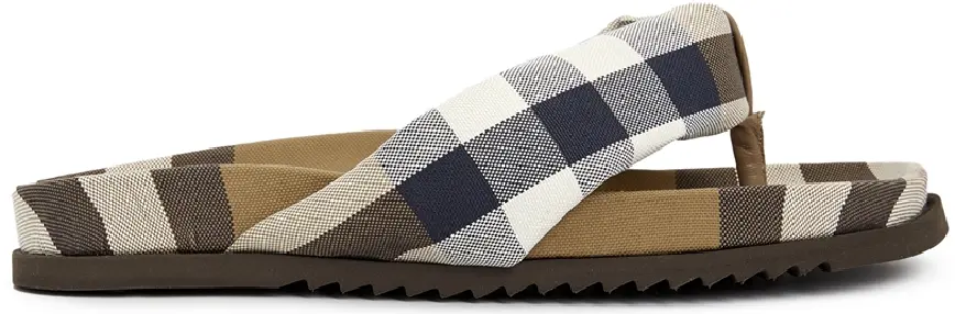 Dép Burberry Check Duncannon ‘Brown’ 8051880