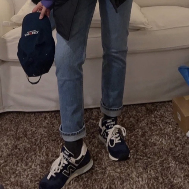 Giày New Balance 574 ‘Navy White’ U574NV2 - Ảnh 2