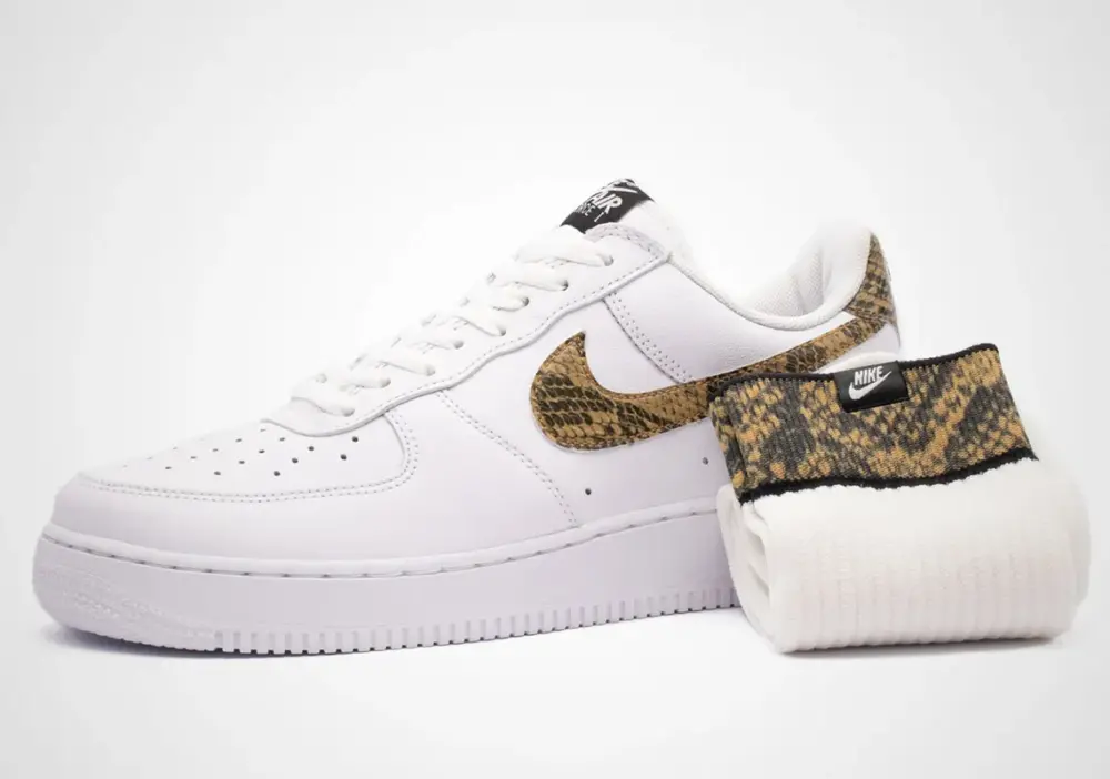Giày Nike Air Force 1 Low Retro ‘Ivory Snake’ AO1635-100 - Ảnh 4