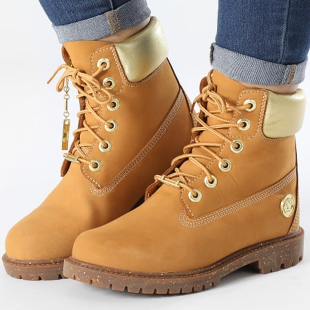 Alternative view of Giày Timberland Heritage 6 Inch Waterproof Boots Wmns ‘Gold’ A5RS8231
