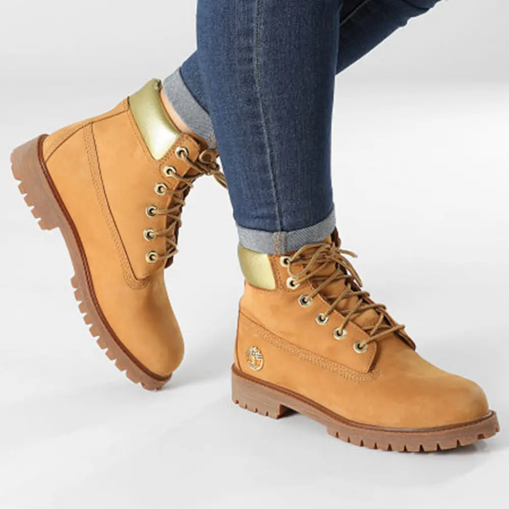 Giày Timberland Heritage 6 Inch Waterproof Boots Wmns ‘Gold’ A5RS8231 - Ảnh 3