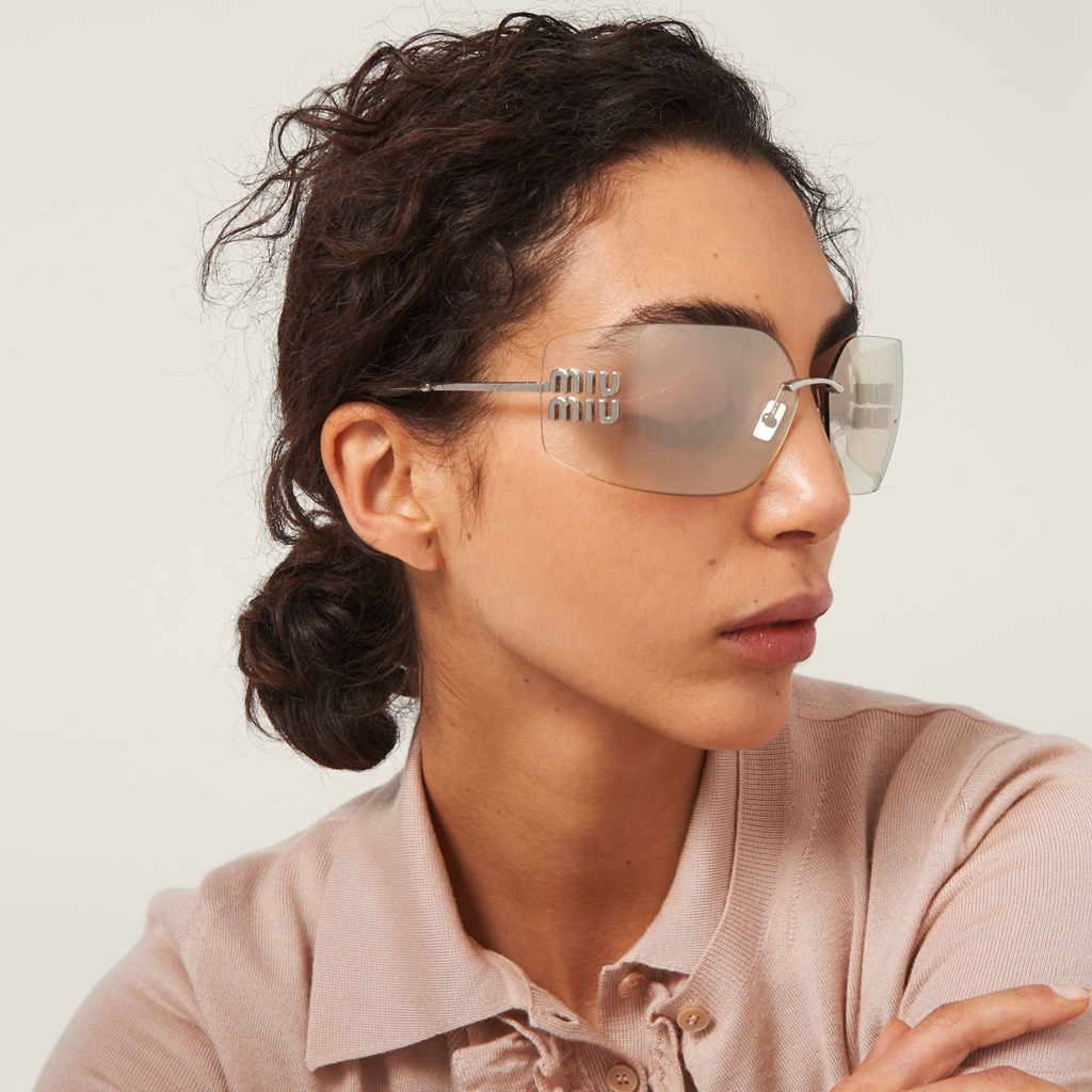 Alternative view of Kính Miu Miu Runway Sunglasses ‘Light Gold’ SMU54Y-M1BC-FE10F-C-080