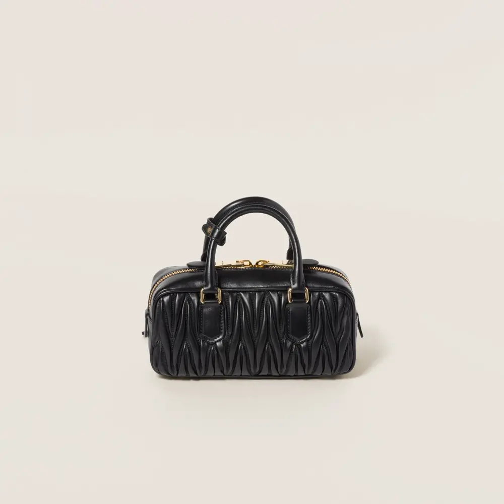 Alternative view of Túi Miu Miu Arcadie Matelassé Bag ‘Black’ 5BB142-N88-F0002-V-OON
