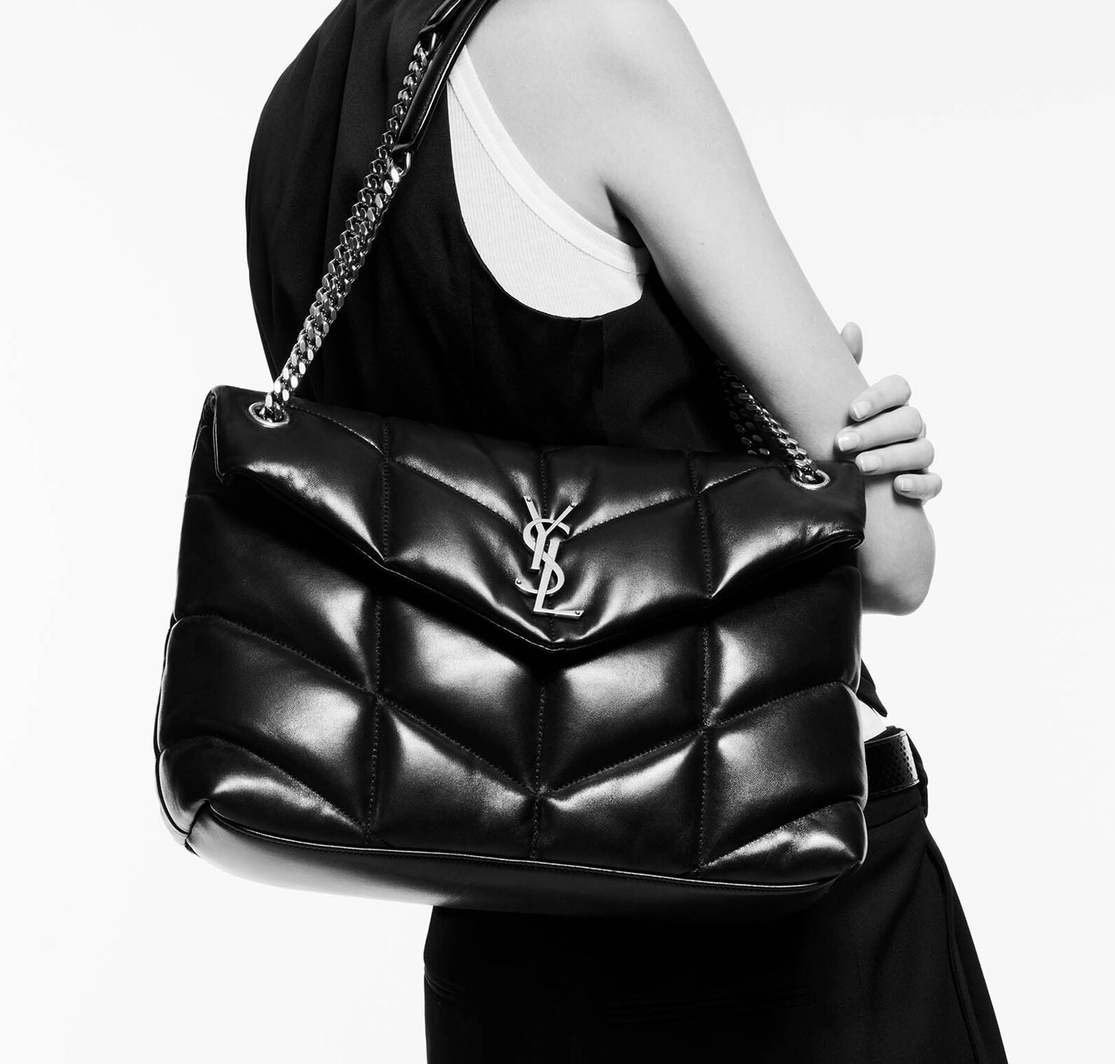 Alternative view of Túi Saint Laurent Puffer ‘Black’ 5774751EL071000