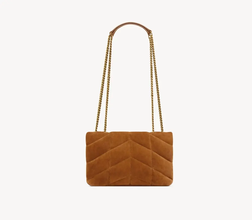 Túi Saint Laurent Toy Puffer ‘Camel’ 7593371U8072723 - Ảnh 3