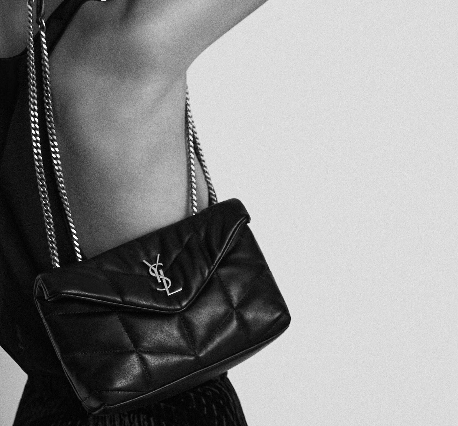 Alternative view of Túi Saint Laurent Toy Puffer ‘Camel’ 7593371U8072723