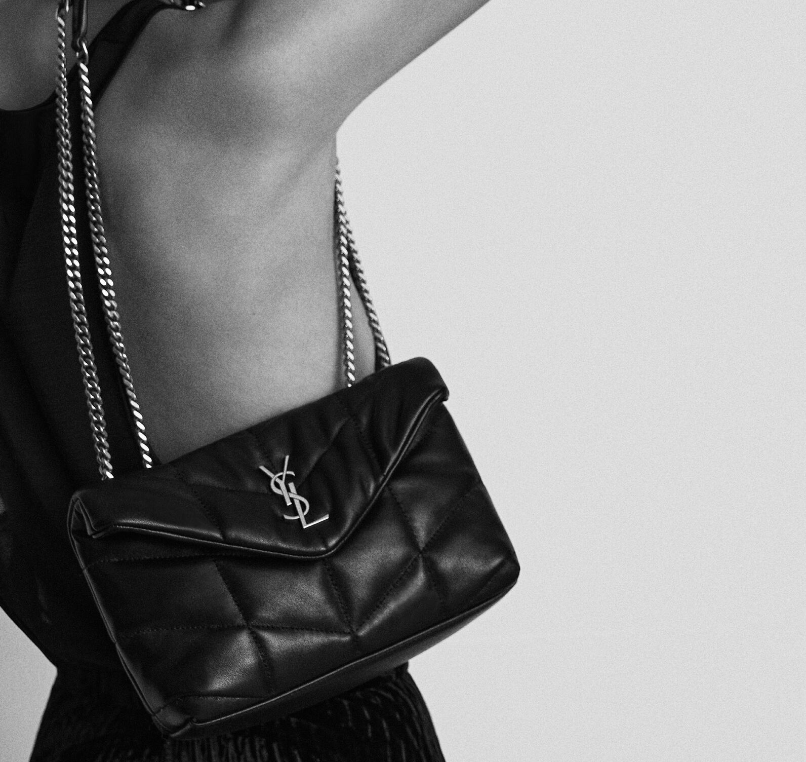 Alternative view of Túi Saint Laurent Toy Puffer ‘Black’ 7593371EL071000