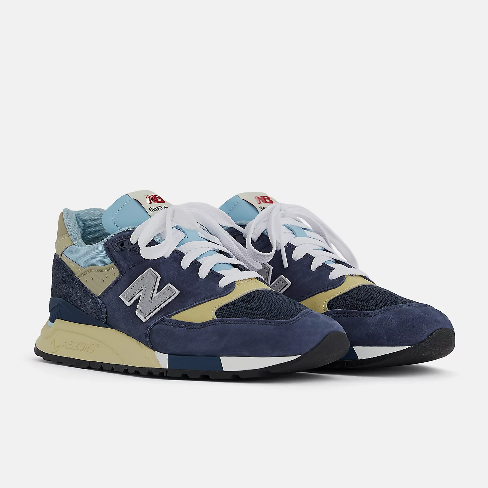 Giày New Balance 998 MiUSA ‘Navy Chrome Blue’ U998CB - Ảnh 4