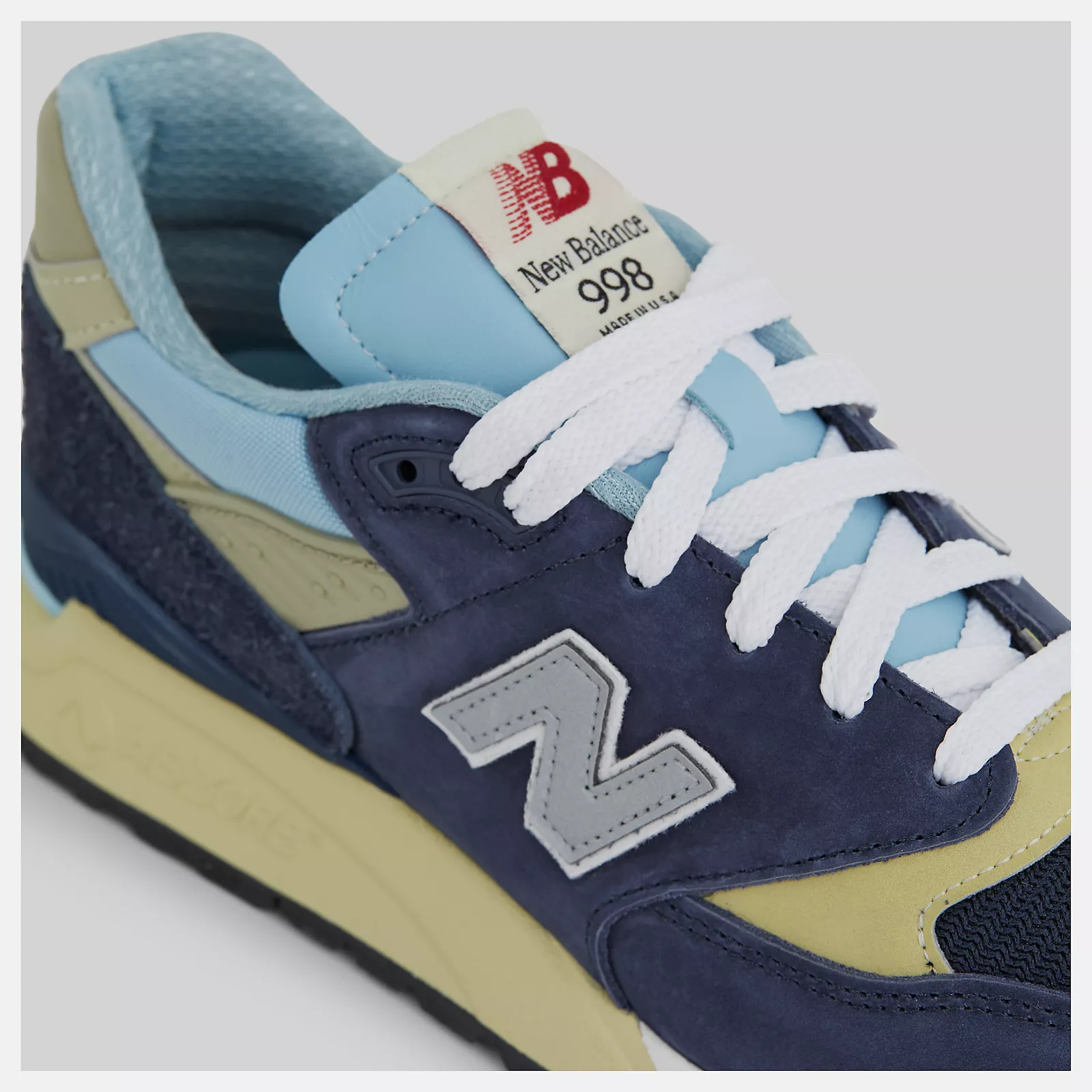 Alternative view of Giày New Balance 998 MiUSA ‘Navy Chrome Blue’ U998CB
