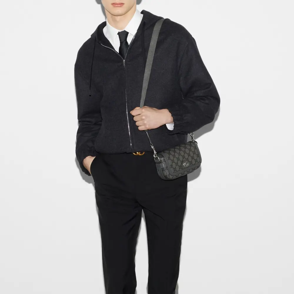 Alternative view of Túi Gucci Ophidia Super Mini Shoulder Bag ‘Grey’ 795466-2ZGMN-1244