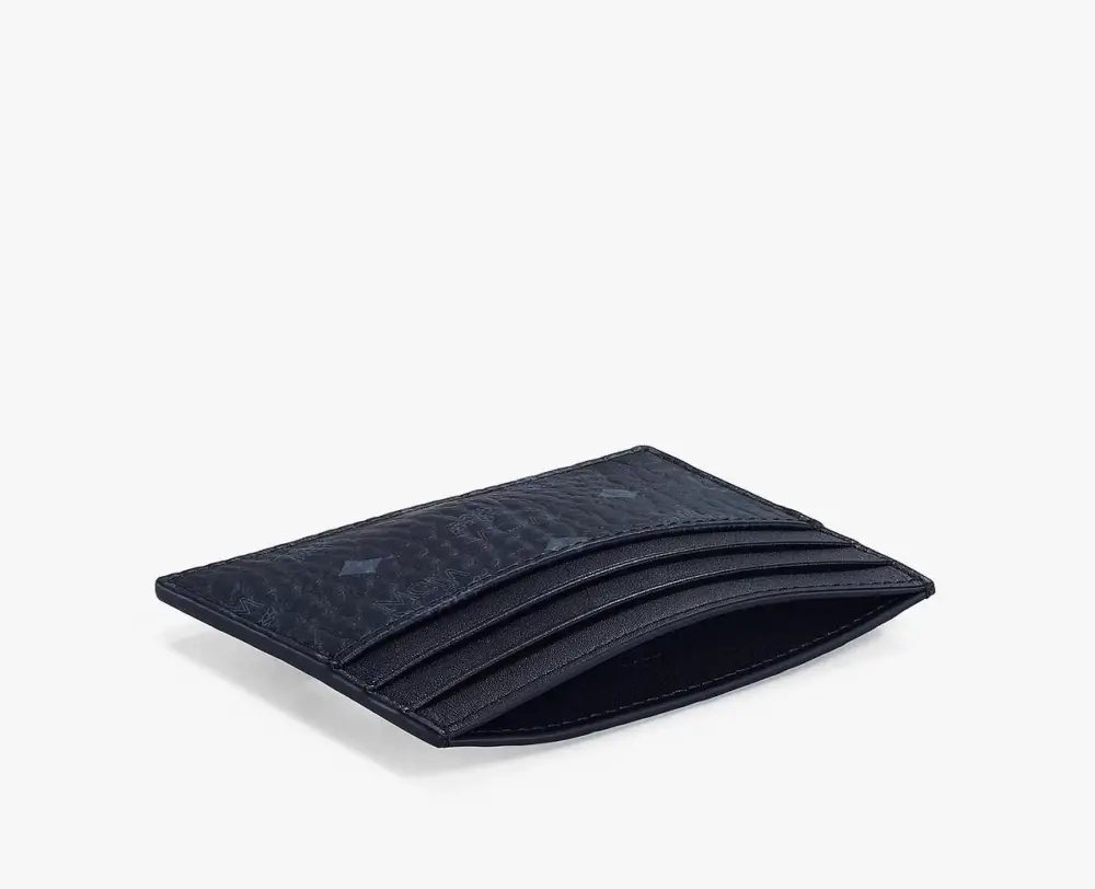Ví MCM Money Clip Card Case in Visetos ‘Black’ MXCAAVI02BK001 - Ảnh 3