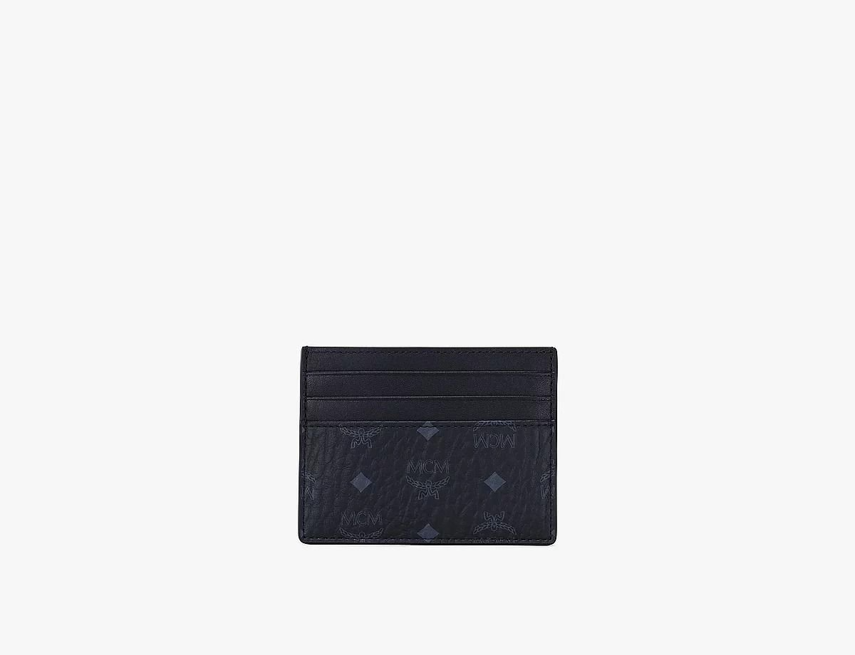 Alternative view of Ví MCM Money Clip Card Case in Visetos ‘Black’ MXCAAVI02BK001