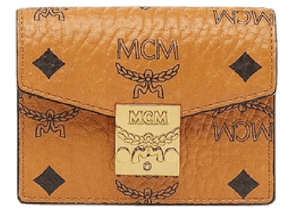 Ví MCM Tracy Accordion Card Holder in Visetos ‘Cognac’ MYAAAPA01CO001