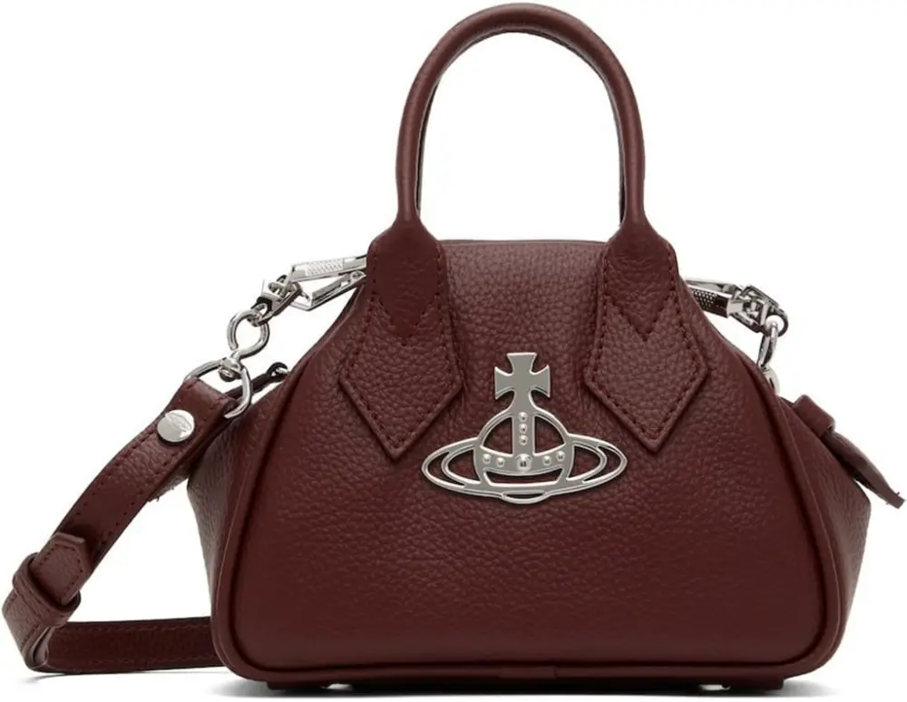 Túi Vivienne Westwood Mini Yasmine Bag ‘Burgundy’ 8050889989103