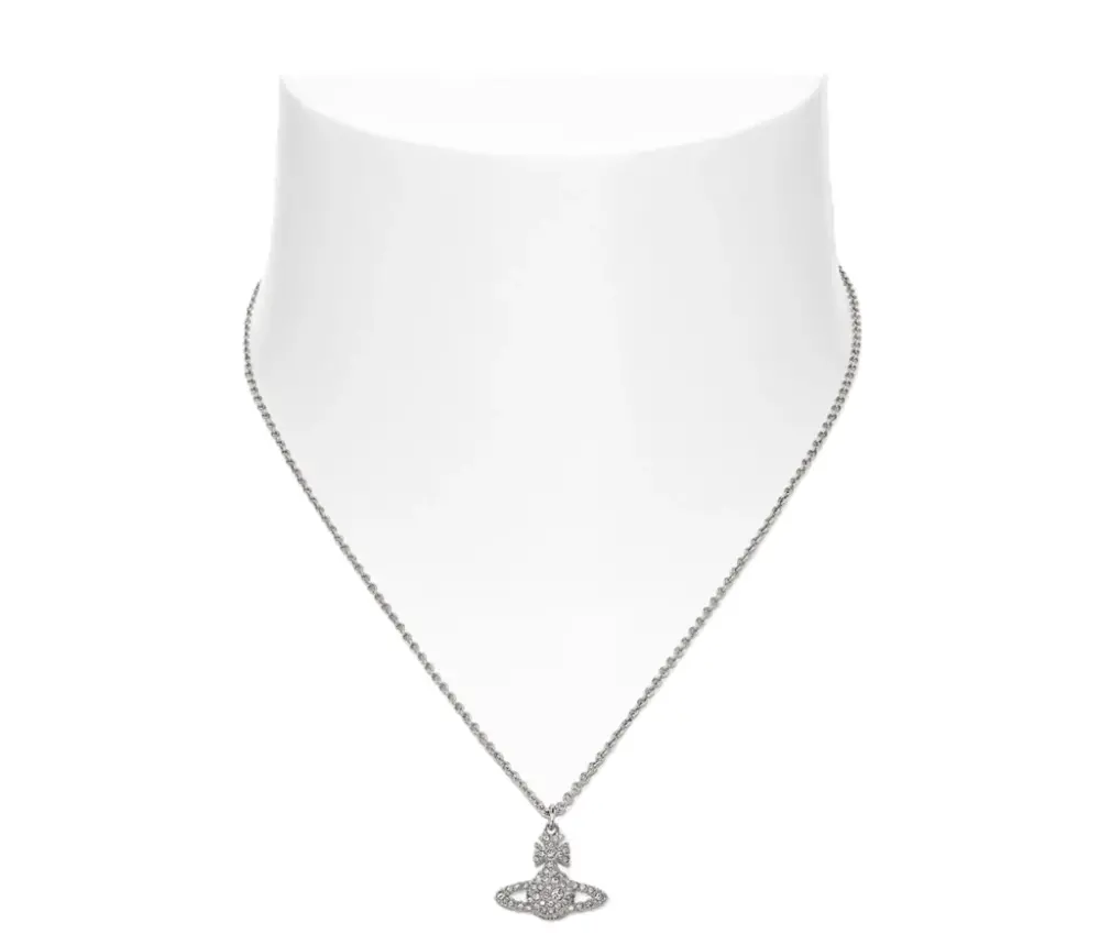 Vòng Cổ Vivienne Westwood Grace Bas Relief Pendant 'Silver' 63020092-02P116-CN