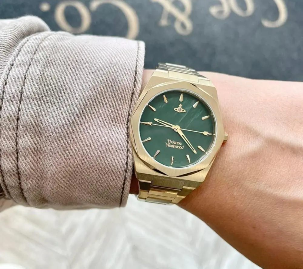 Đồng Hồ Vivienne Westwood Limehouse ‘Gold Green’ VV244GRGD - Ảnh 2