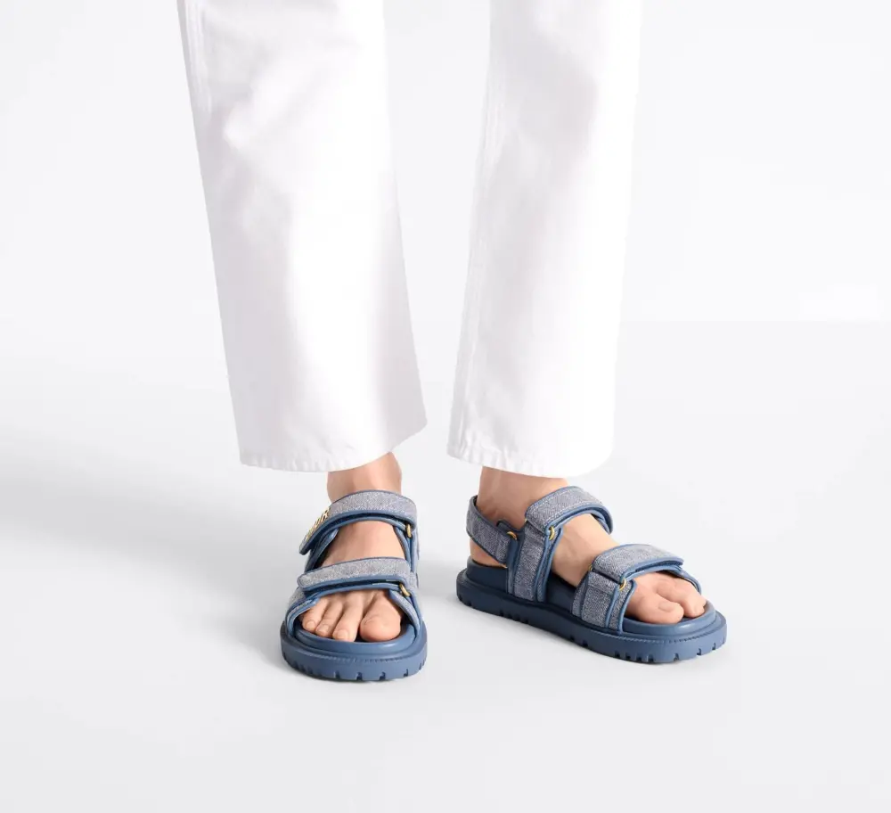 Alternative view of Dép Dior Dioract Sandal ‘Blue’ KCO141FJL-S70B