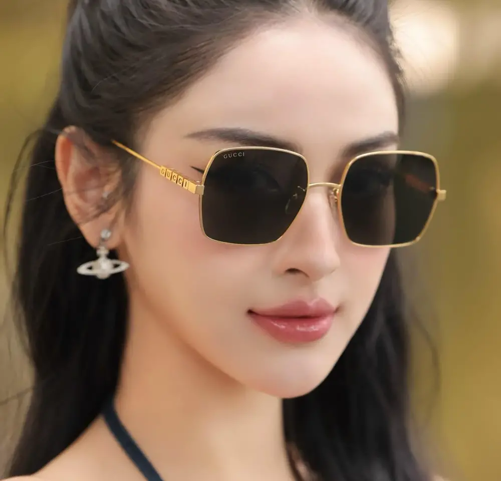 Alternative view of Kính Gucci Sunglasses 'Gold Black' GG1434S-001