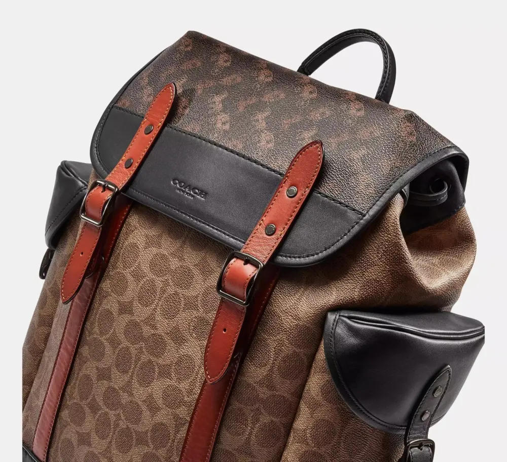 Balo Coach Hitch Backpack 'Brown' C1059-JIS2K - Ảnh 5