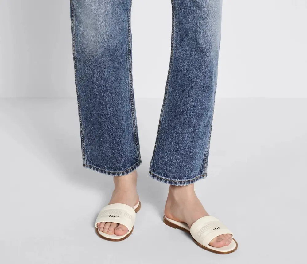 Alternative view of Dép Dior Dway Slide ‘White’ KCQ986CEY-S03W