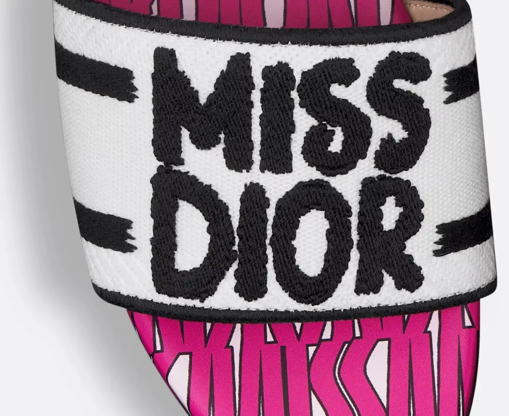 Alternative view of Dép Dior Dway Slide ‘Fuchsia’ KCO109EZO-S05F