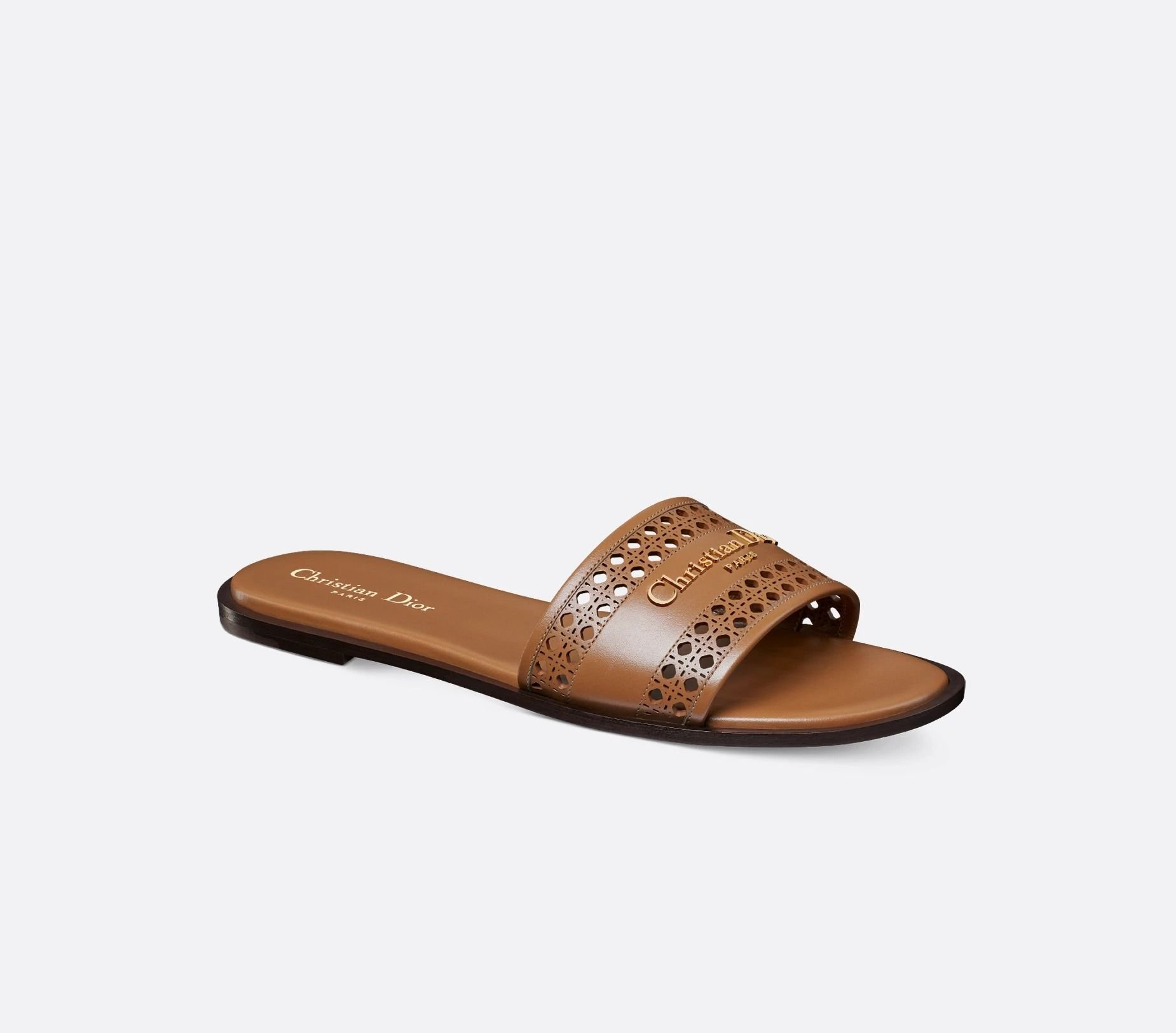 Dép Dior D-Lane Slide ‘Camel’ KCO157MLC-S43M - Ảnh 4