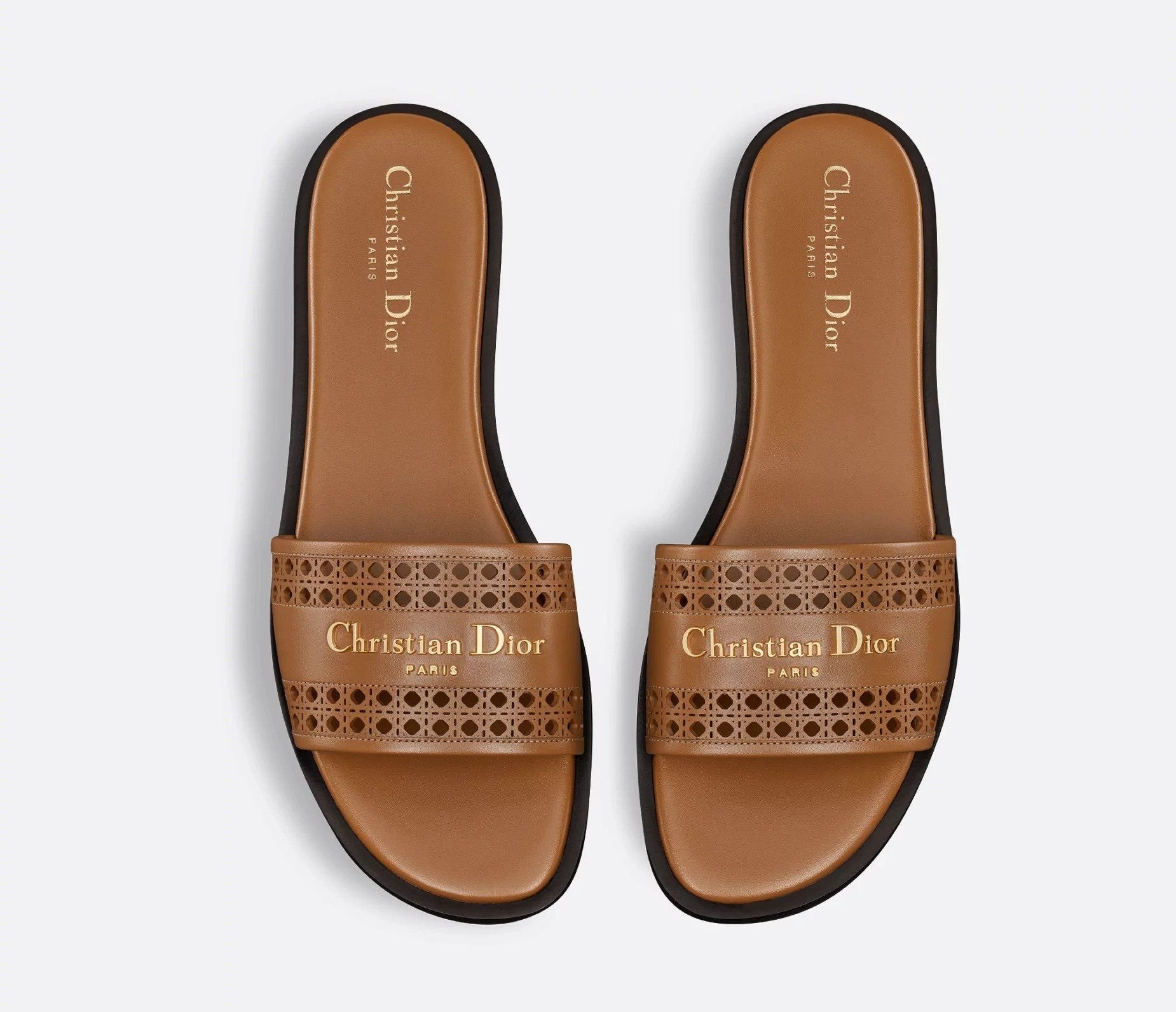 Dép Dior D-Lane Slide ‘Camel’ KCO157MLC-S43M - Ảnh 3