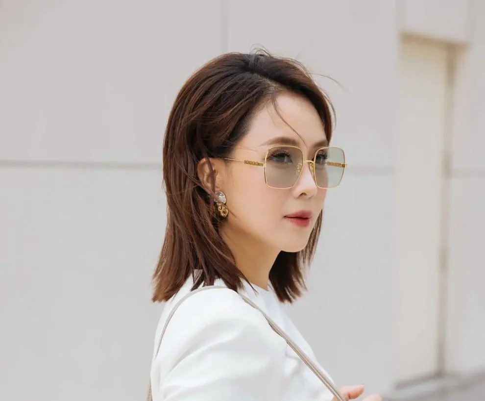 Kính Gucci Sunglasses ‘Shiny Gold’ GG1434S-003 - Ảnh 3