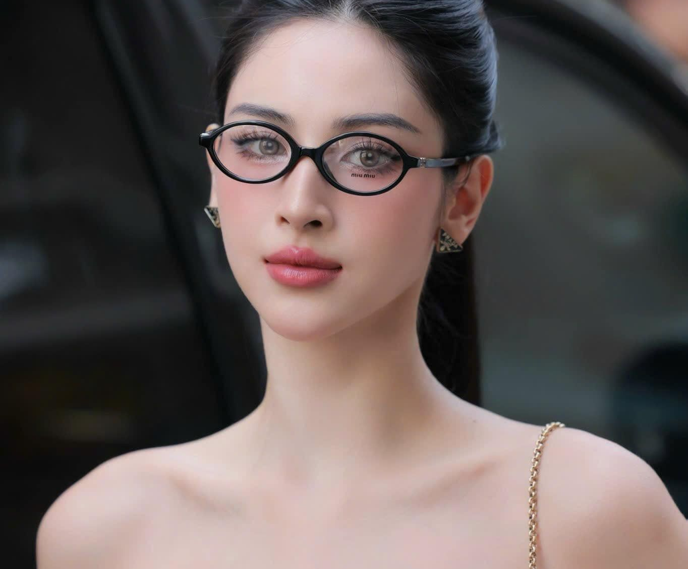 Kính Miu Miu Glasses ‘Black’ MU-01XV-1AB1O1 - Ảnh 3