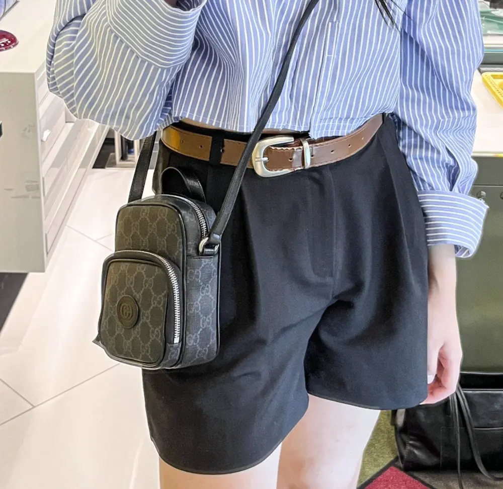 Alternative view of Túi Gucci Mini Crossbody Bag ‘Black’ 672952-92TCN-1000