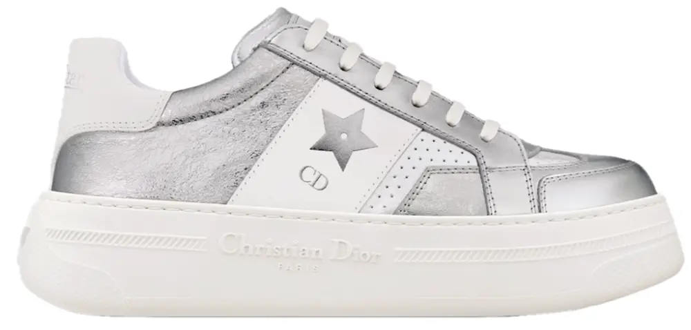 Giày Dior Star Platform Sneaker ‘Silver’ KCK426SLM-S46K